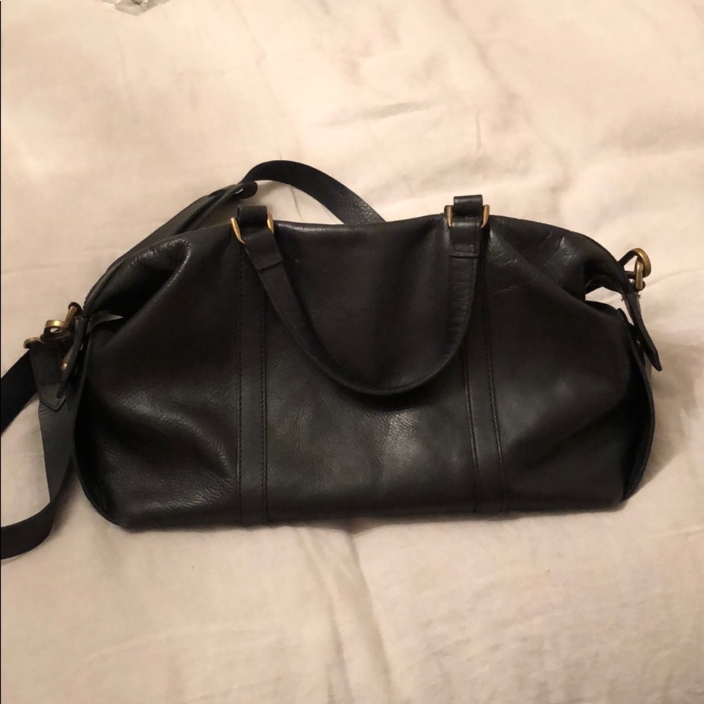 Used Madewell Black Leather Purse